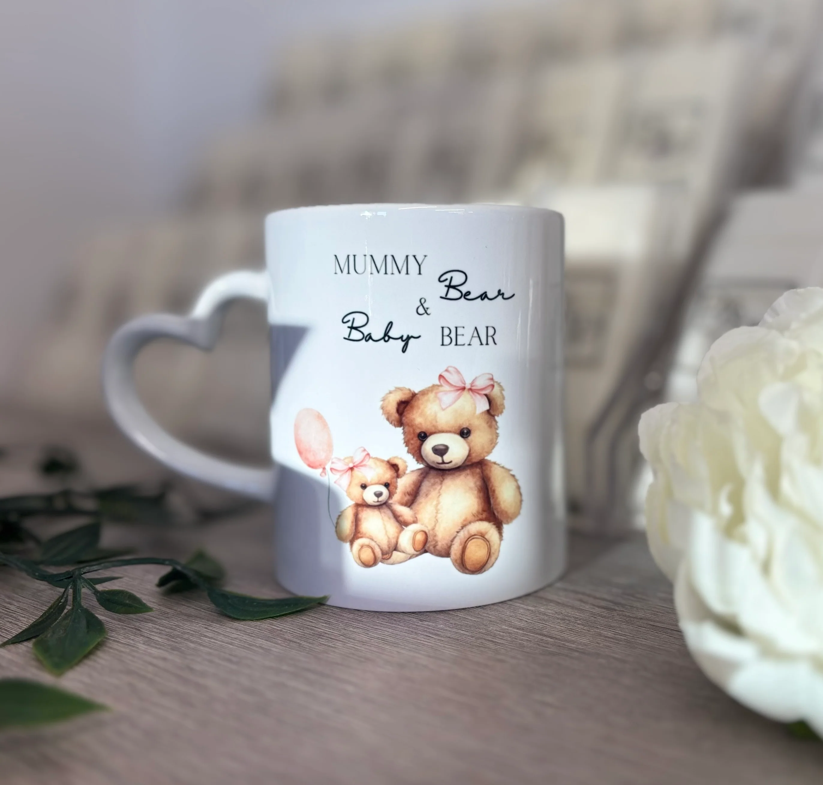 Mamma Bear and Baby Bear (Girl) Mugs - Image 5