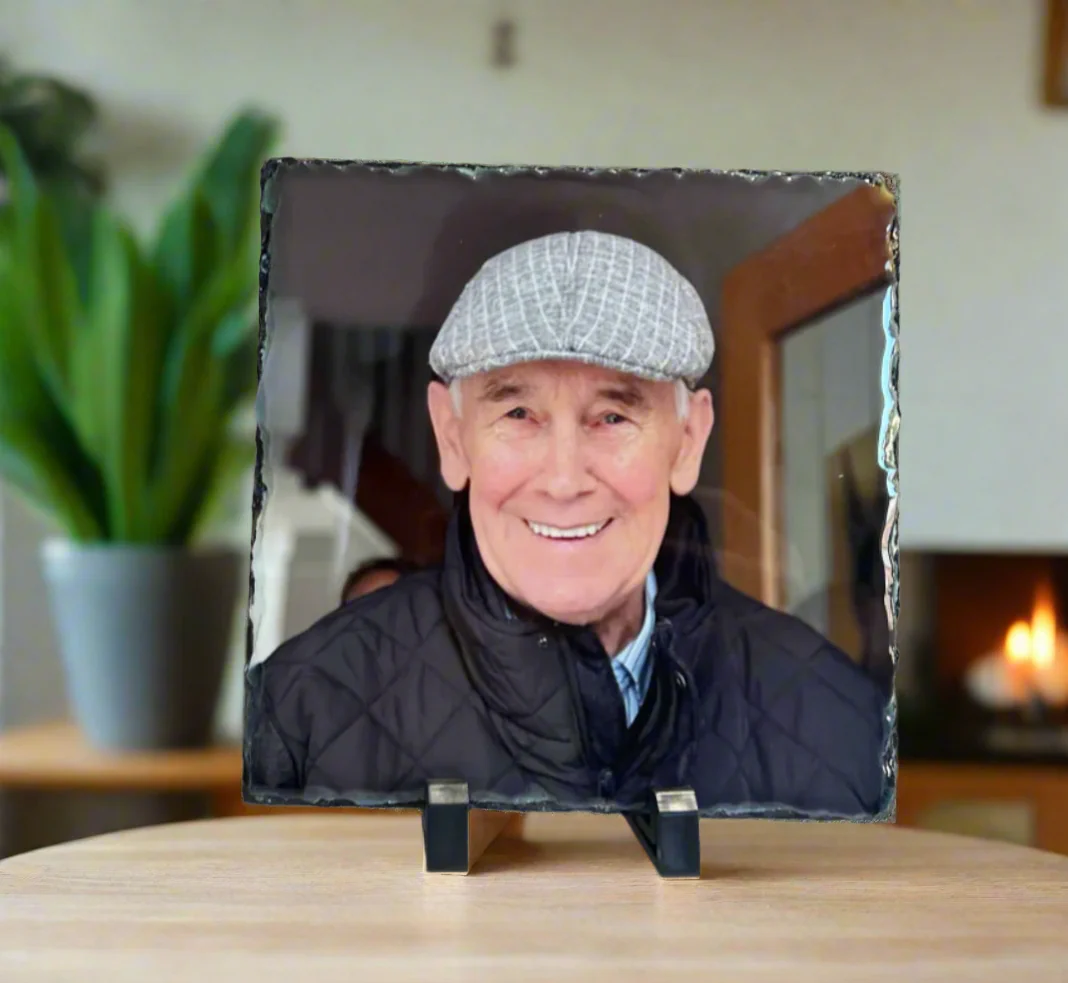 Gloss Memorial Photo Slate (19cm) - Image 2