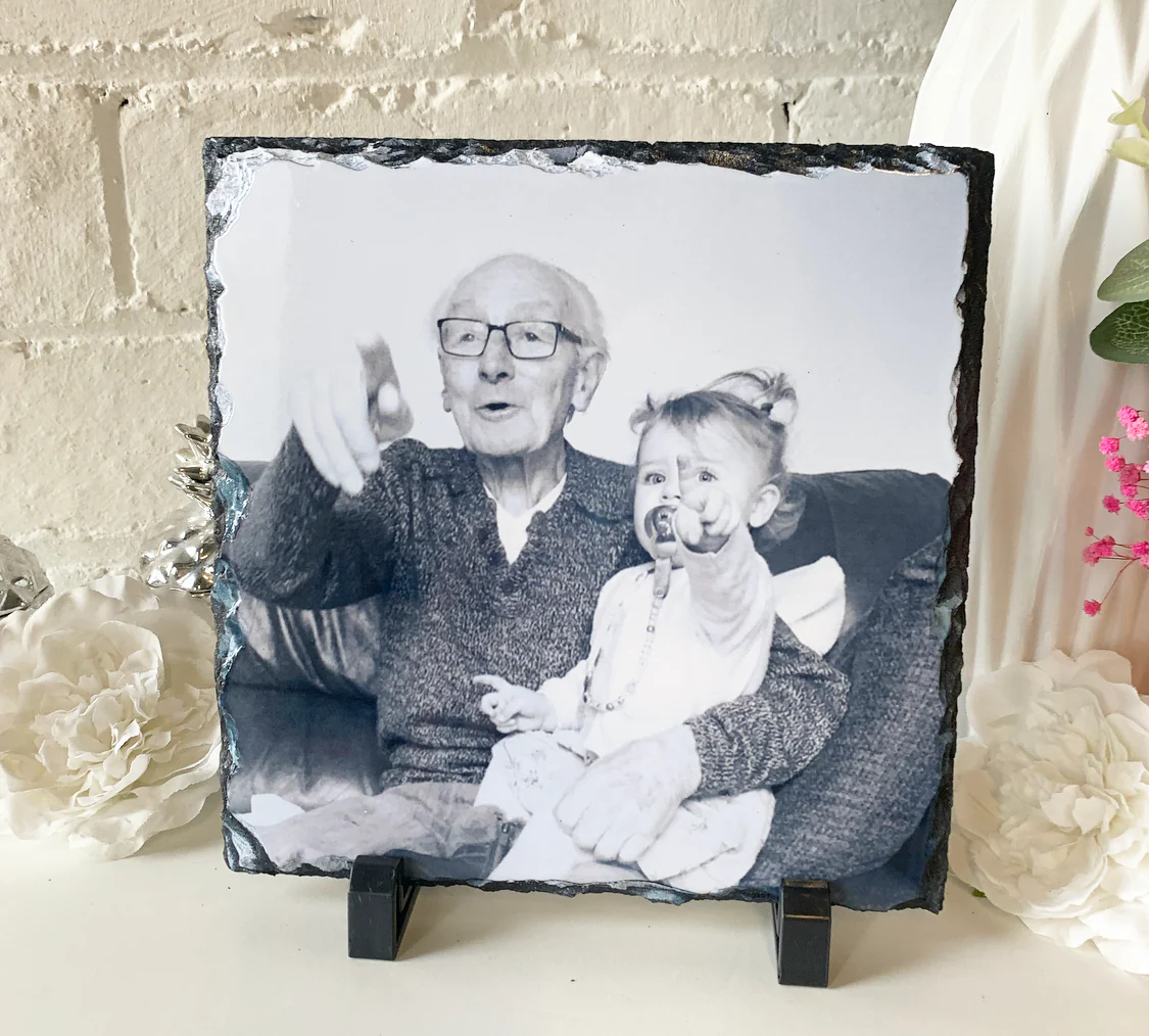 Gloss Memorial Photo Slate (19cm) - Image 3