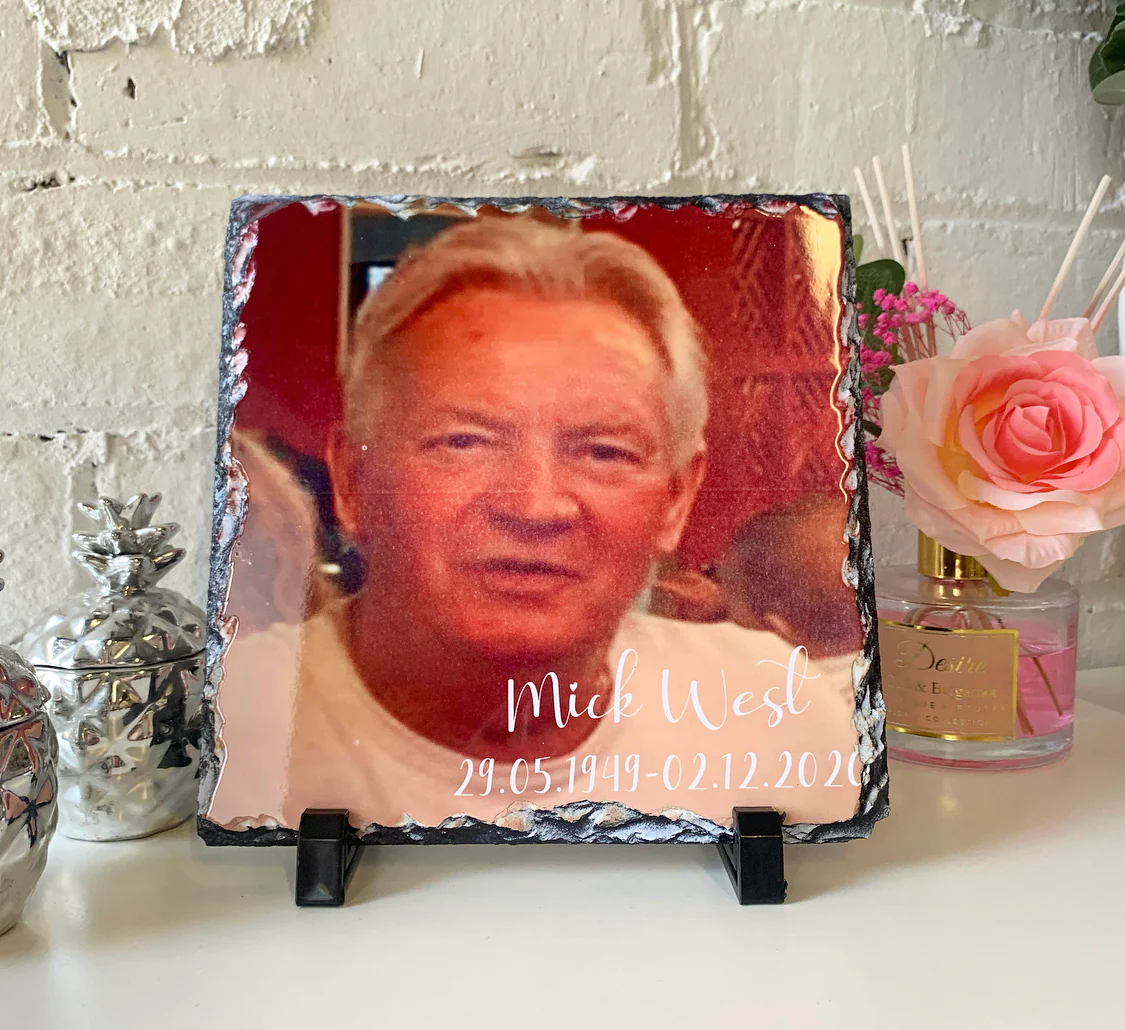 Gloss Memorial Photo Slate (19cm) - Image 4