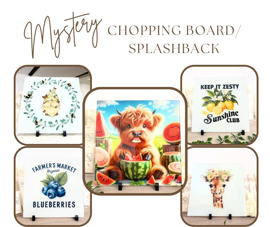 Mystery Splashback/ Chopping Board 30cm