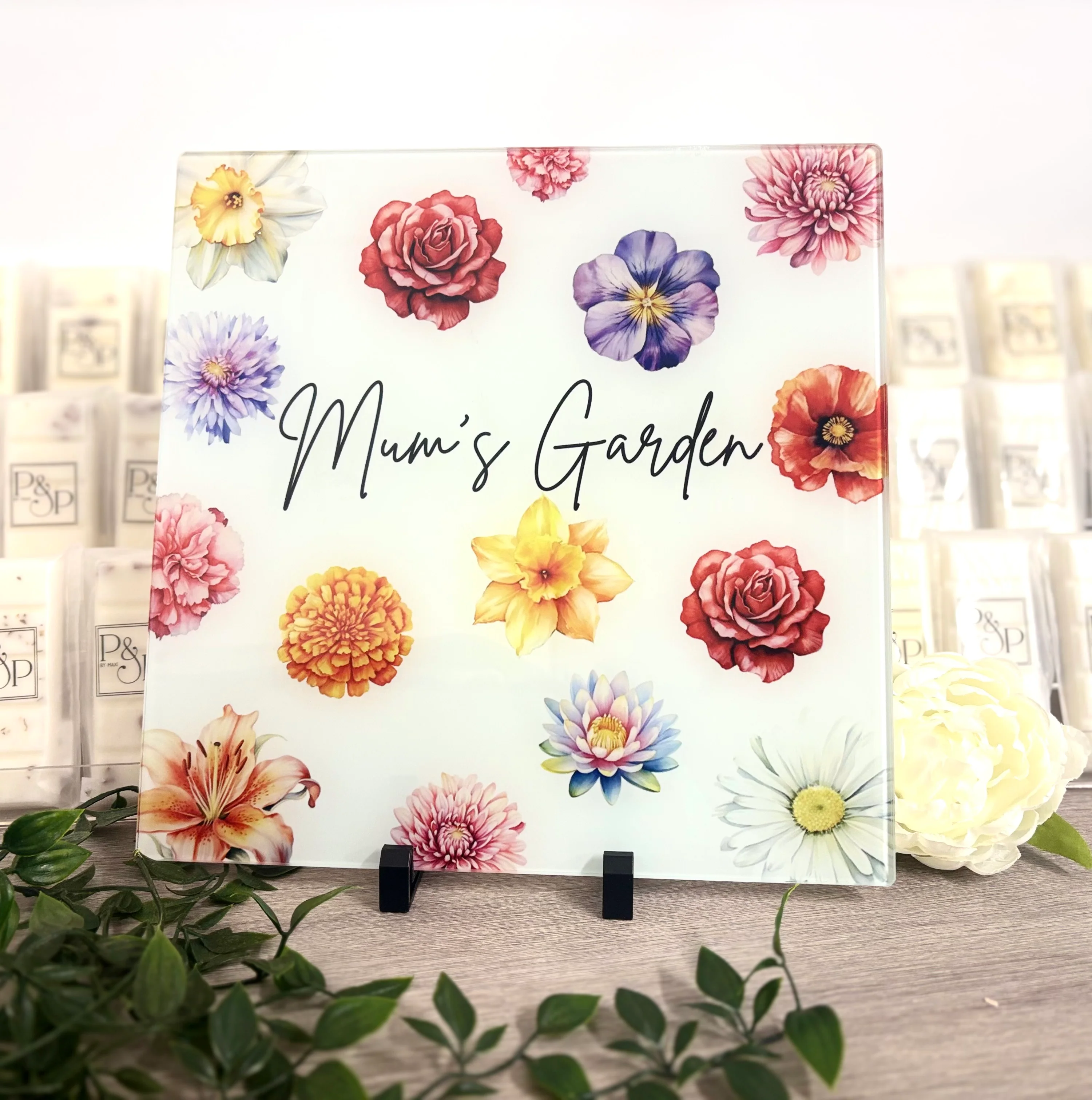“Name” Garden Chopping Board 30cm - Image 2