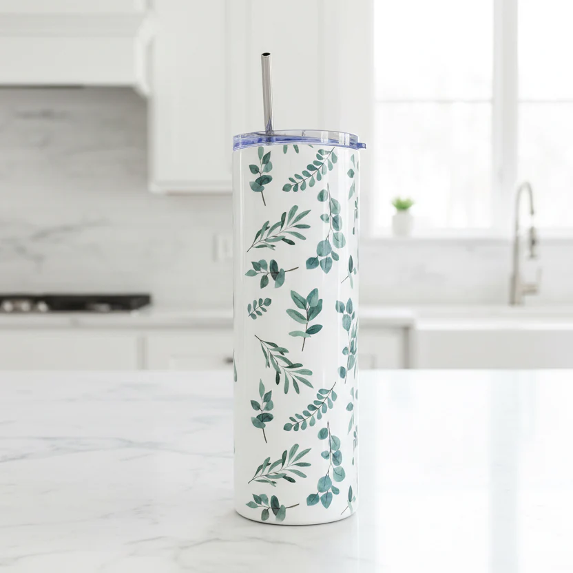 Sage Green Eucalyptus Named Tumbler - Image 2