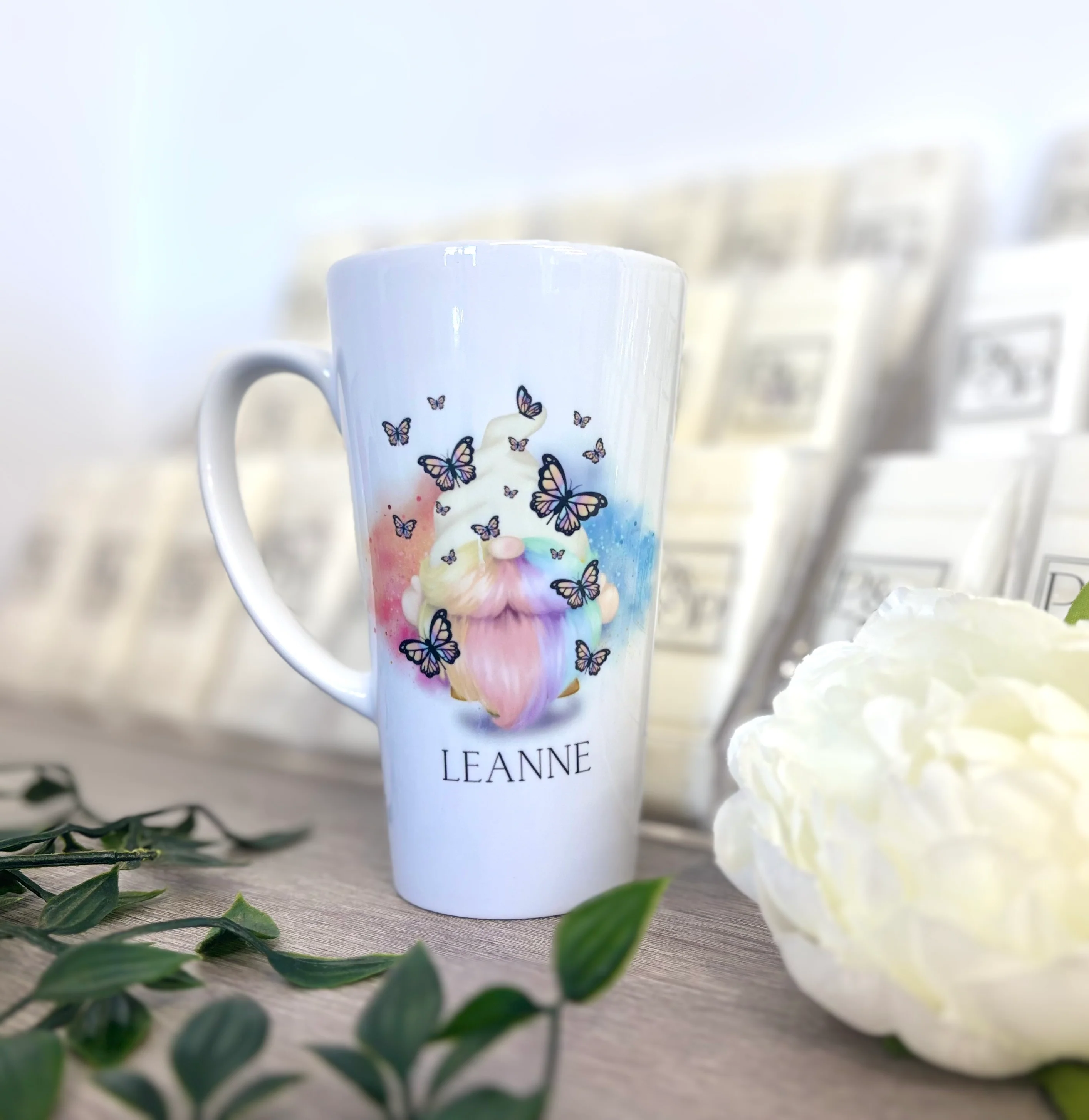 New Latte Butterfly Gonk Ceramic Mug 17oz inc Box - Image 2