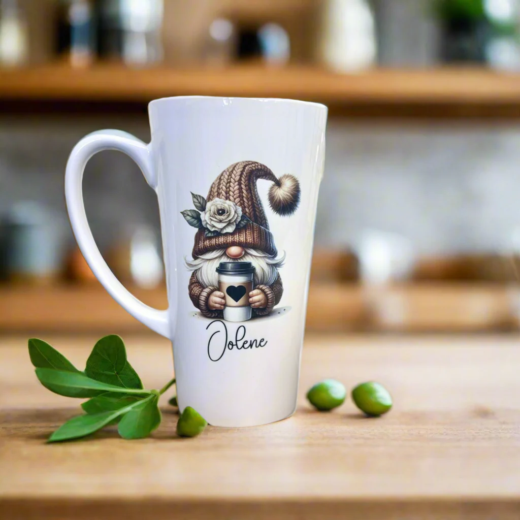 New Latte Ceramic Mug 17oz Gonk Coffee with Heart inc Box