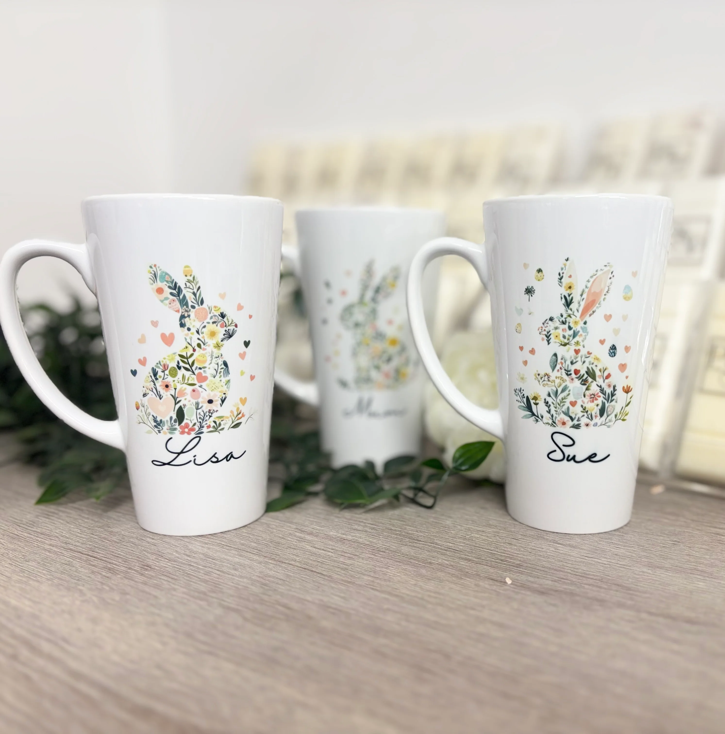 New Latte Ceramic Mug Rabbit 17oz inc Box - Image 2