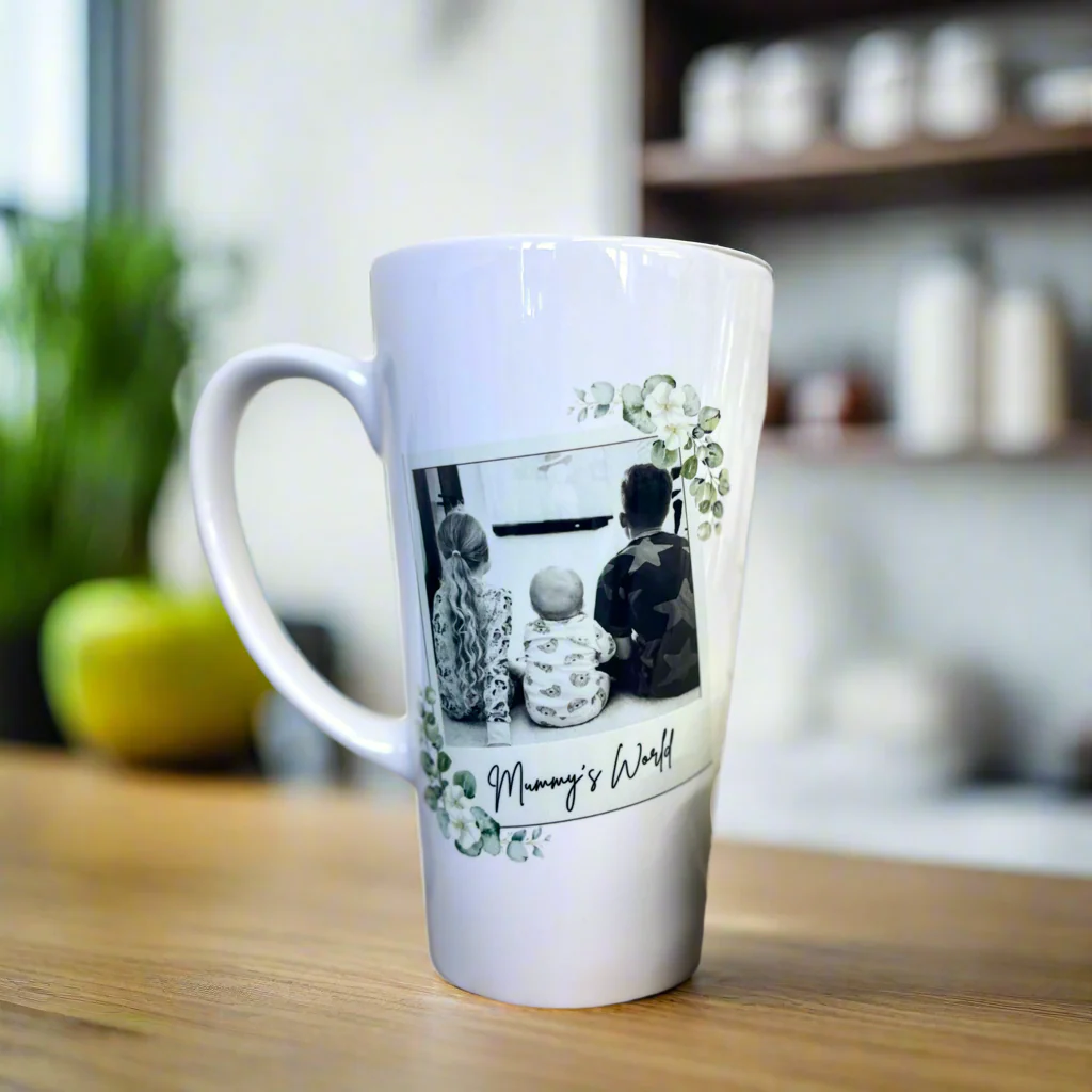 New Latte Ceramic Photo Mug 17oz inc Box - Image 2
