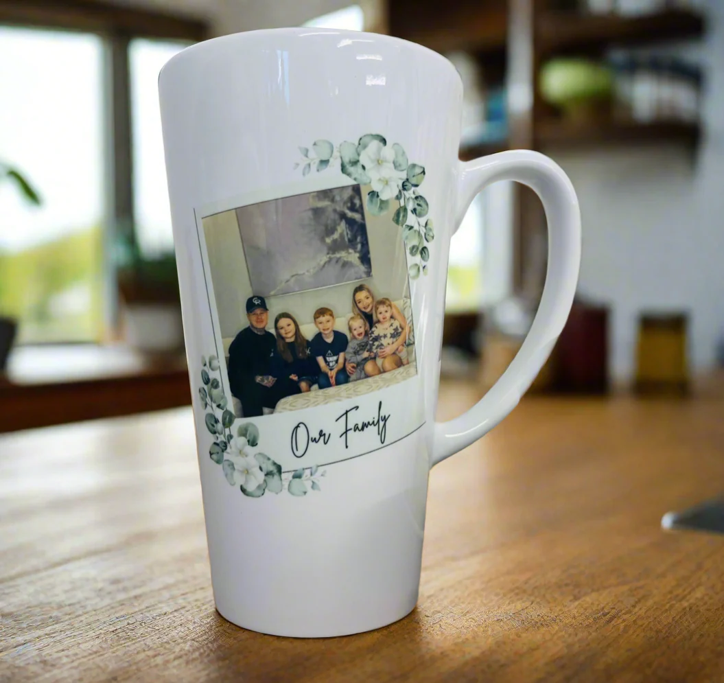 New Latte Ceramic Photo Mug 17oz inc Box - Image 3