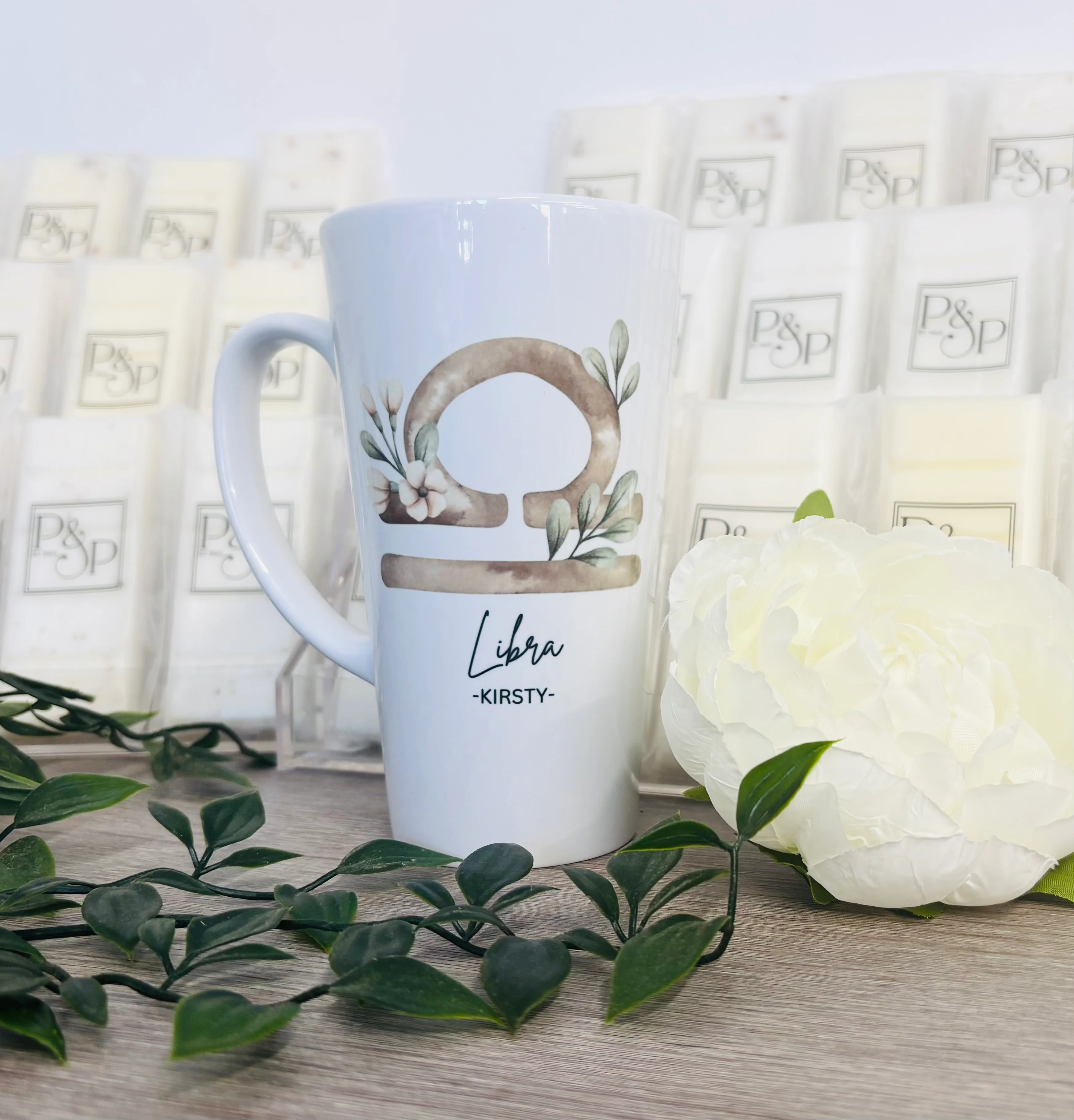 New Latte Ceramic Zodiac Mug 17oz inc Box - Image 2