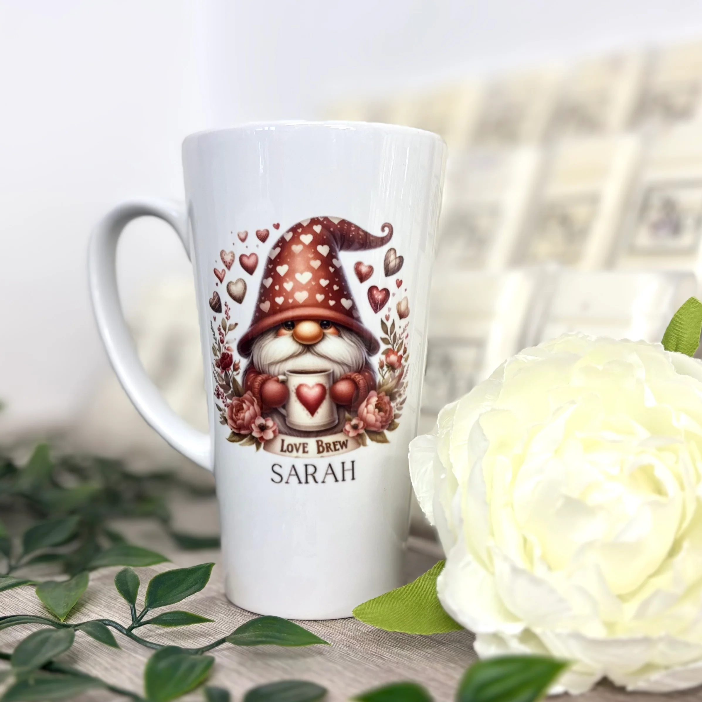 New Latte Love Brew Gonk Ceramic Mug 17oz inc Box - Image 2