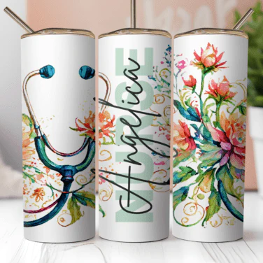 Nurse Stethoscope Tumbler