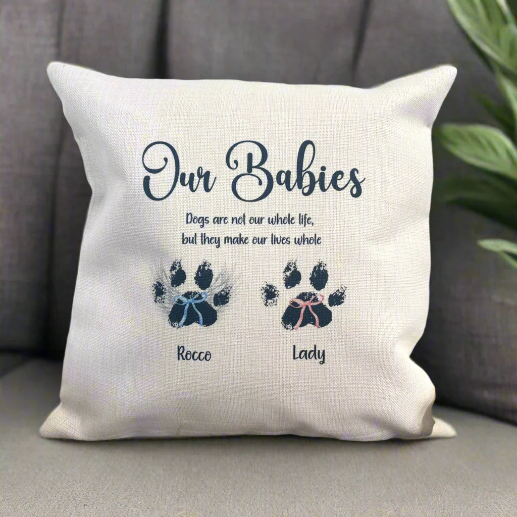 Paw Print Cushion 40cm