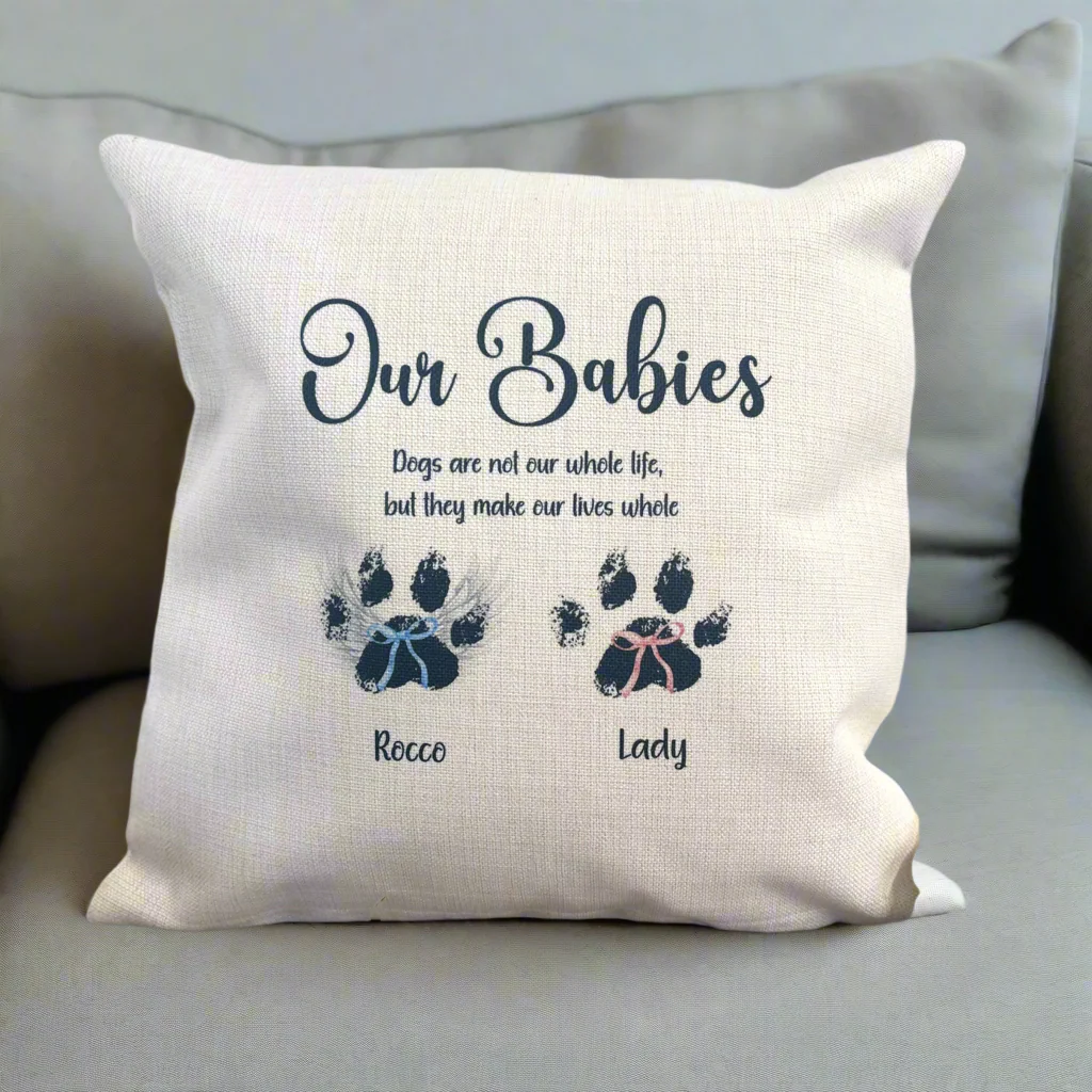 Paw Print Cushion 40cm - Image 2
