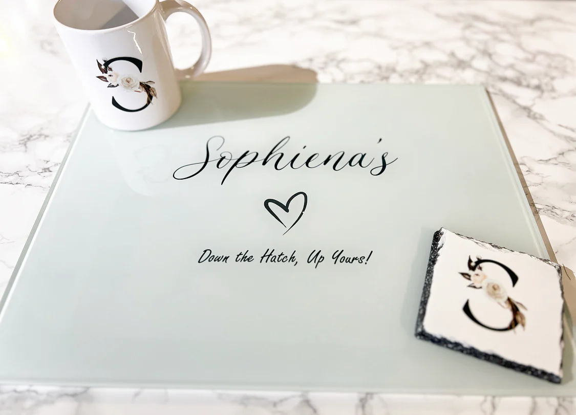 Personalised Glass Chopping Board - Image 3