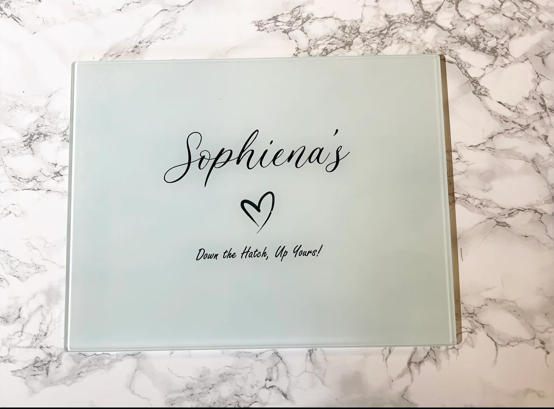 Personalised Glass Chopping Board - Image 4