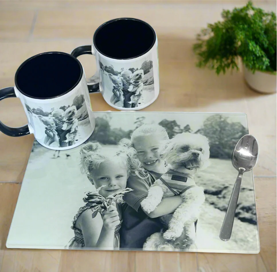 A4 Rectangle Smooth Photo Chopping Board only - Image 4