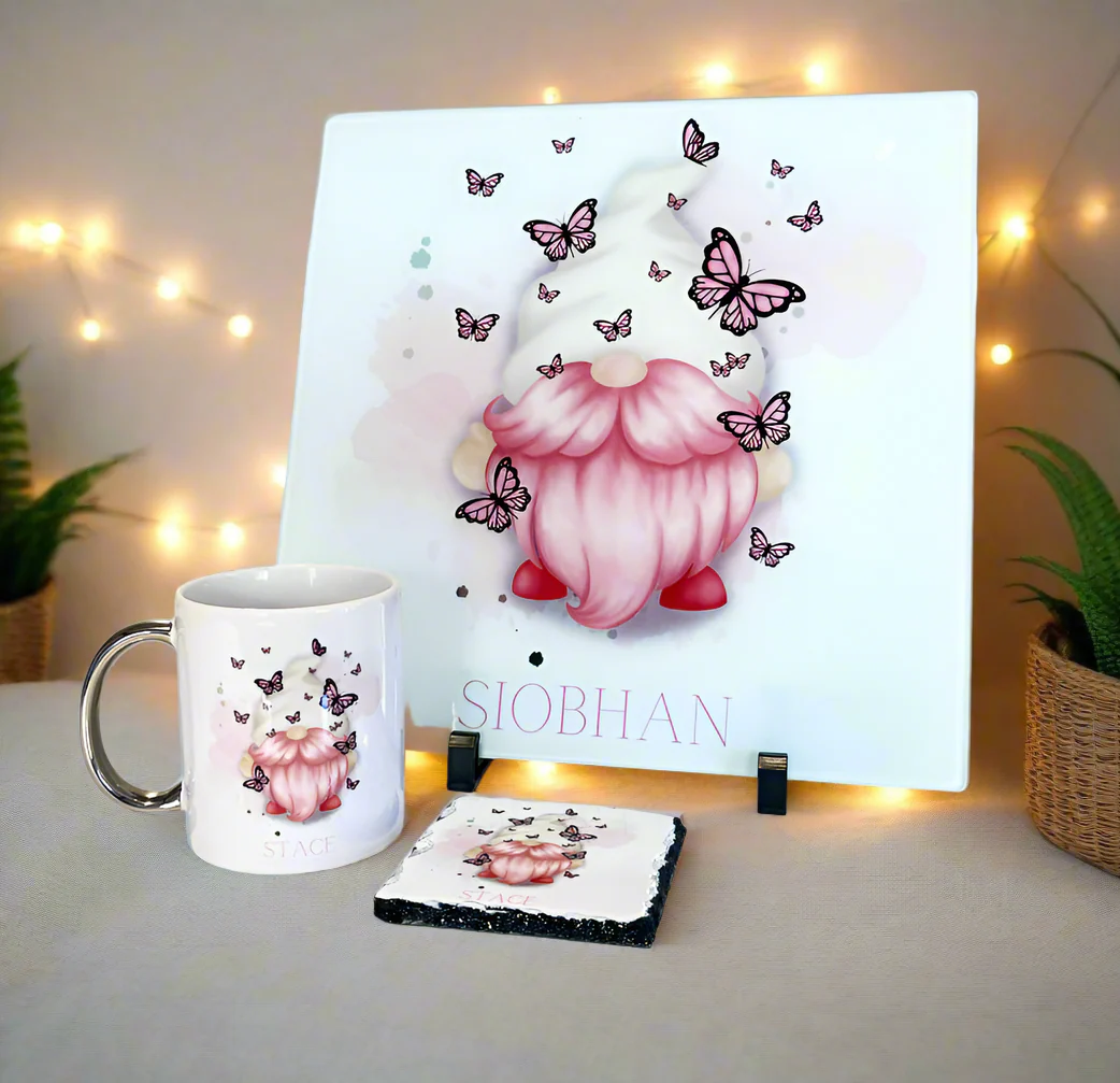 Pink Butterflies Gonk Design - Image 3