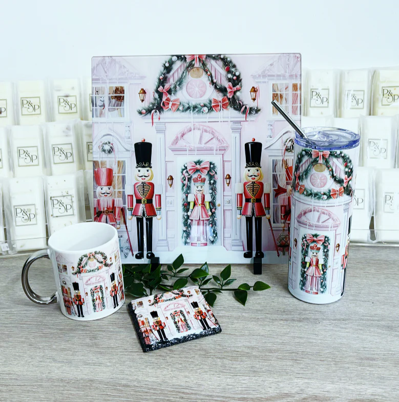 Pink Nutcracker House (Splashback, Tumbler & Mug and Coaster) - Image 2