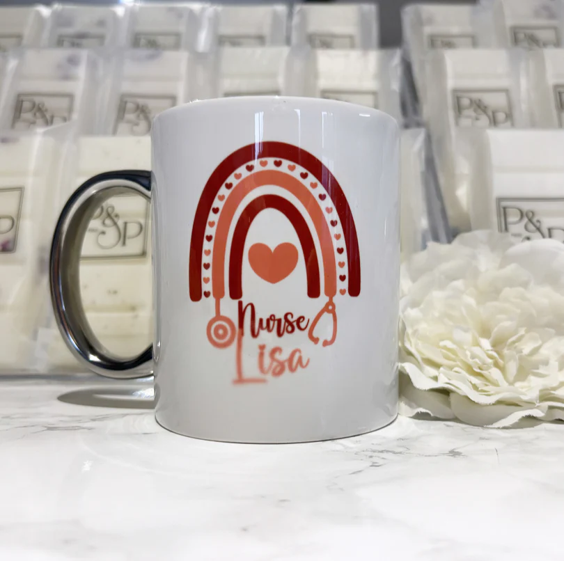 Rainbow Nurse Mug