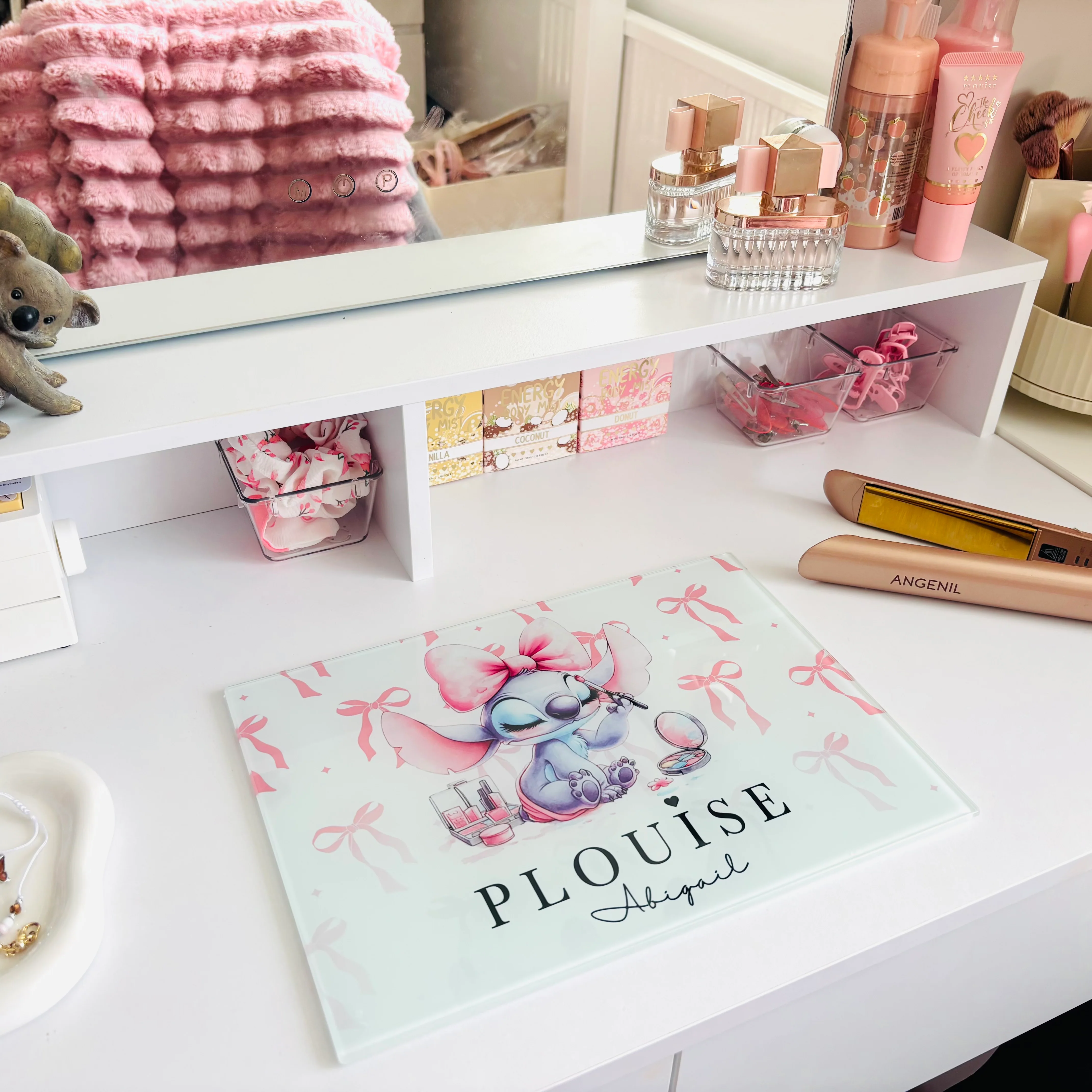 Rectangle Smooth Makeup Glass Board - Image 2