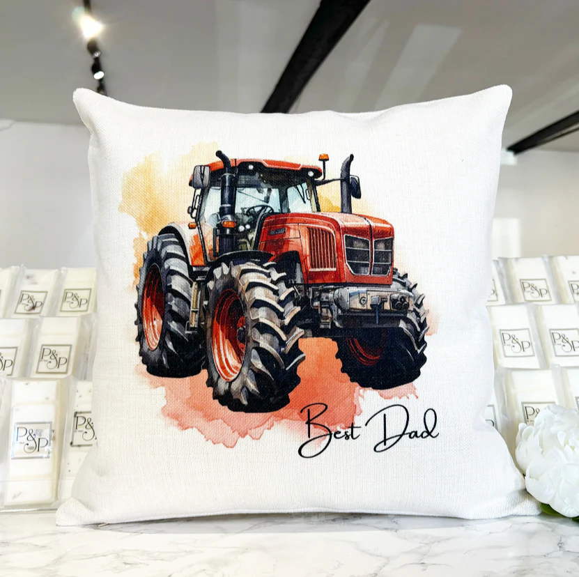 Red Farmer Tractor Design (Various Products) - Image 2