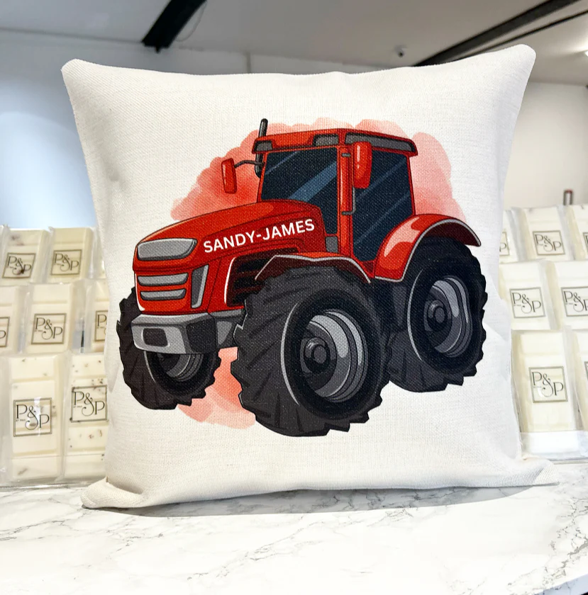Red Farmer Tractor Design (Various Products) - Image 2