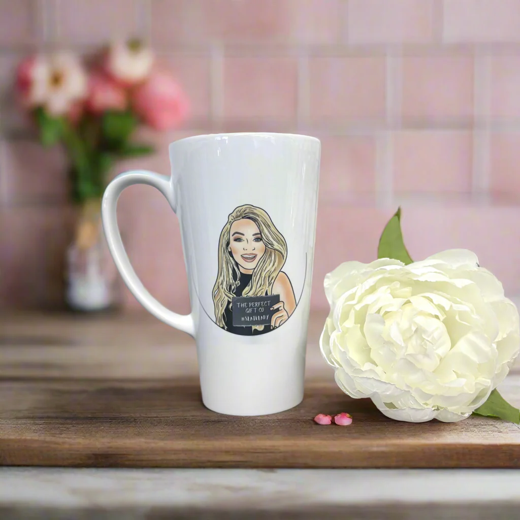 Slate lady Merch Latte Mug - Image 2