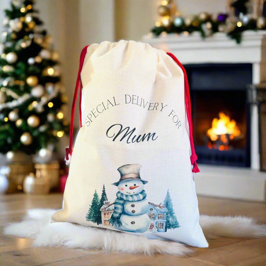 Snowman Santa Sack - Image 2
