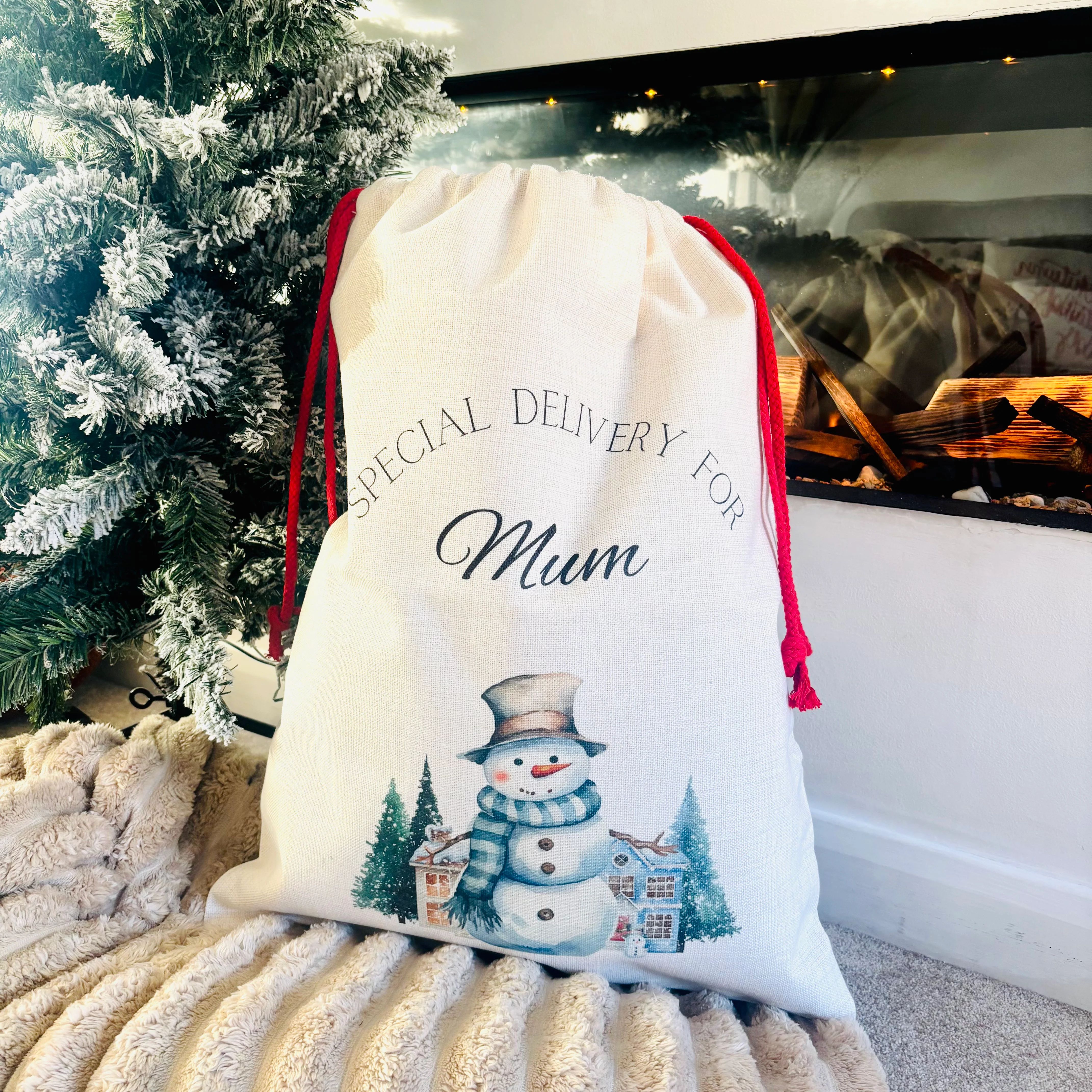 Snowman Santa Sack - Image 3