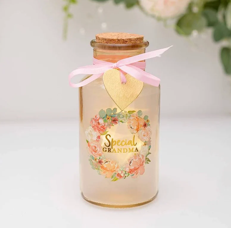 Special Grandma light up Jar