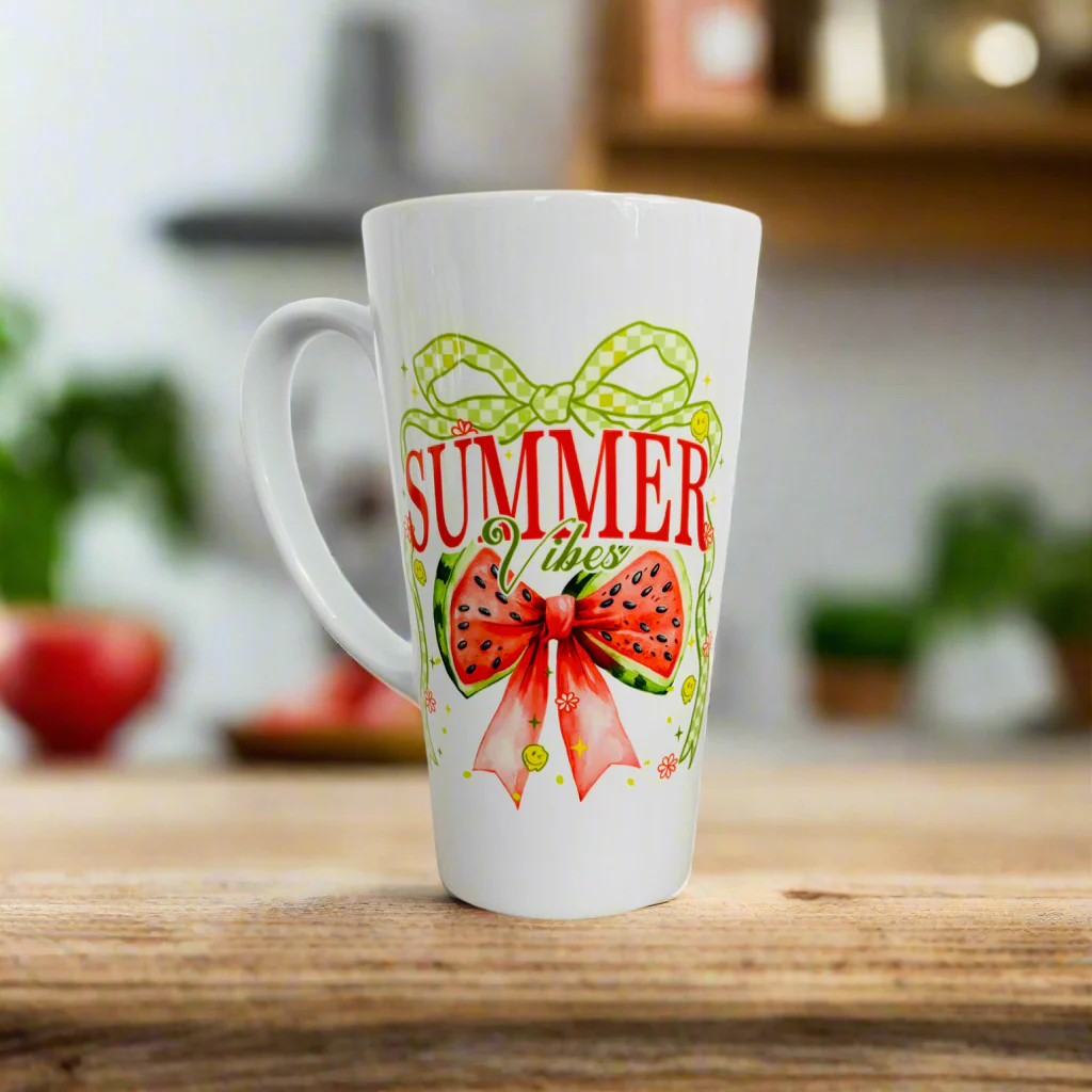 Summer Watermelon 17oz Latte Mug