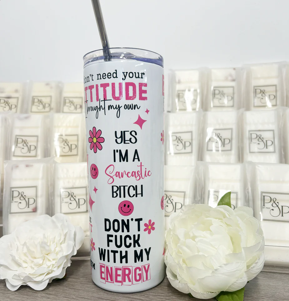 Sweary Skinny Tumbler 600ml - Image 3