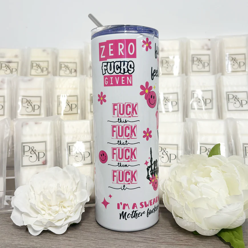 Sweary Skinny Tumbler 600ml - Image 4