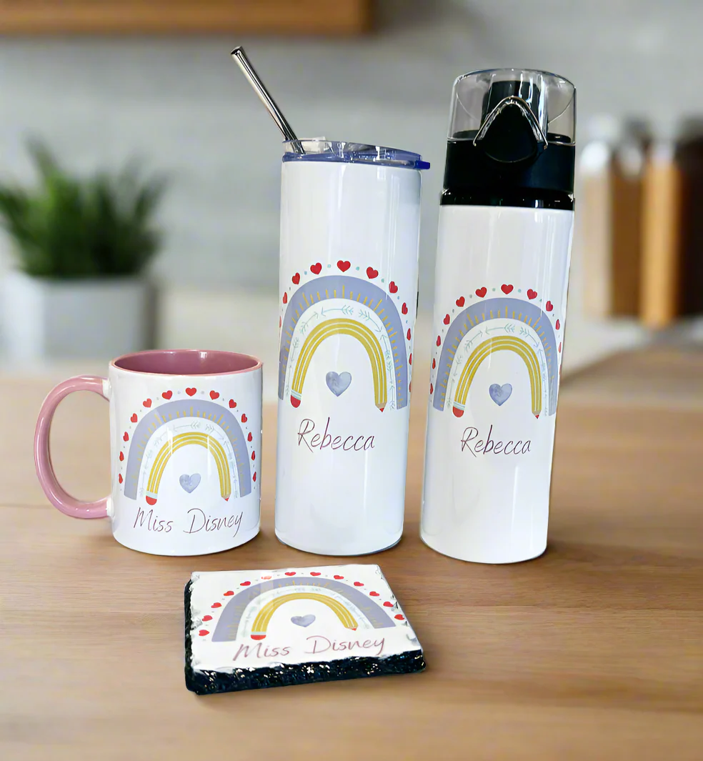 Teacher Purple Rainbow Design (Various Products) - Image 6