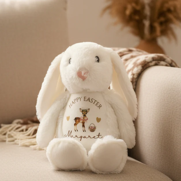 Deer Design Teddy - Happy Easter