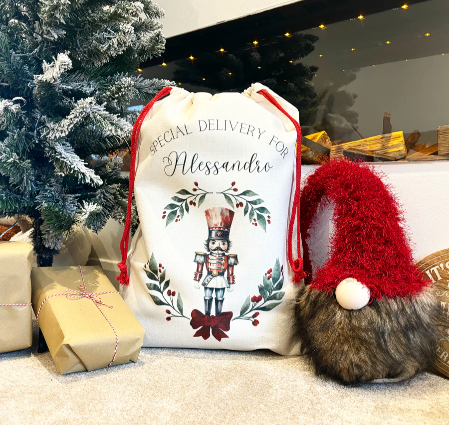Santa Sack Red Nutcracker - Image 3