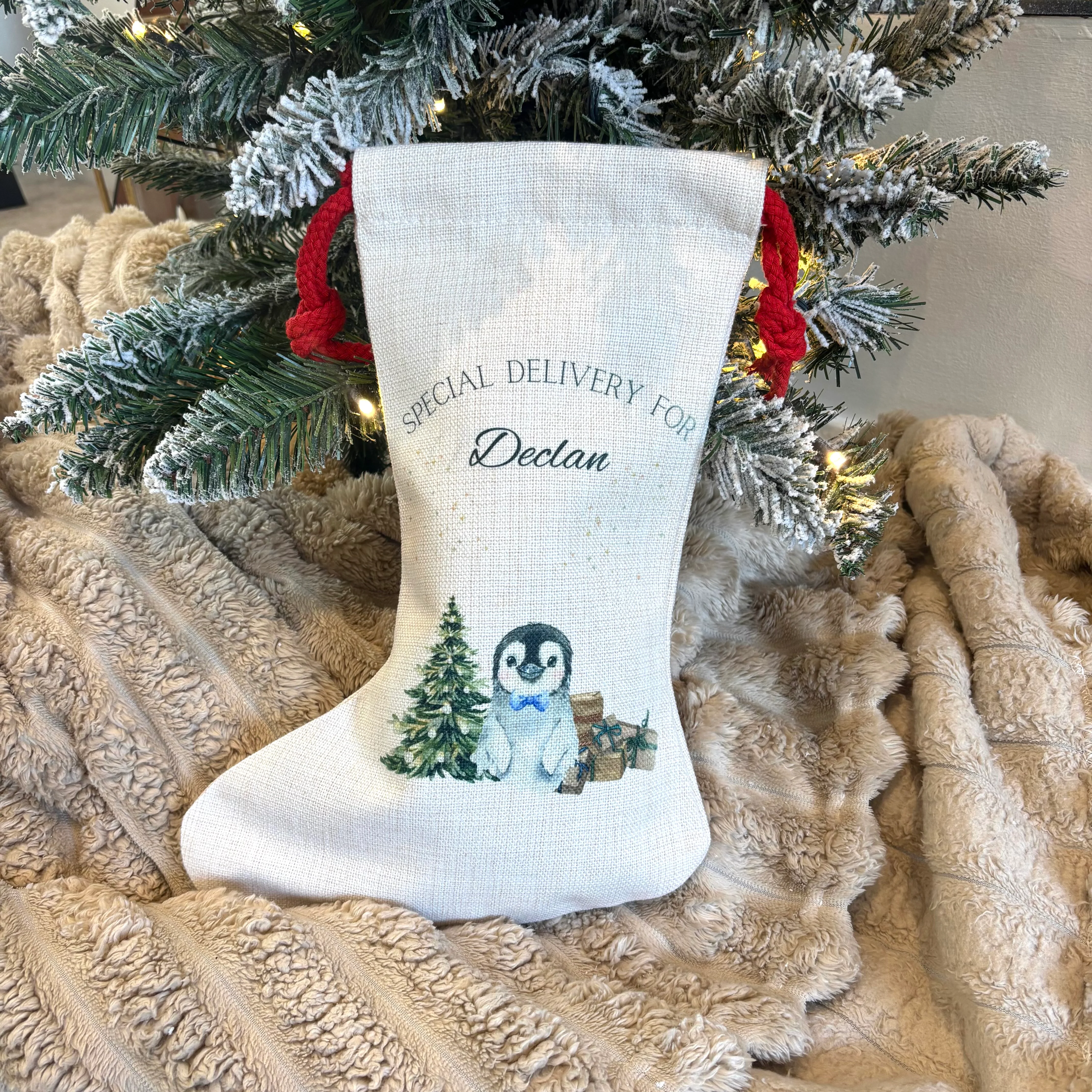 Santa Sack Penguin with Bow tie - Image 3