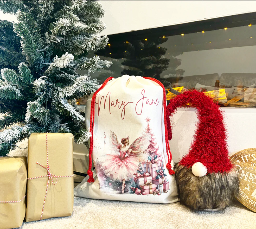Santa Sack Ballerina Christmas Fairy - Image 2