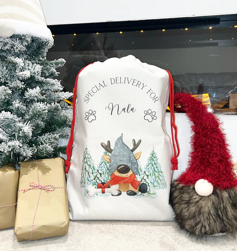 Santa Sack Reindeer Pet - Image 3