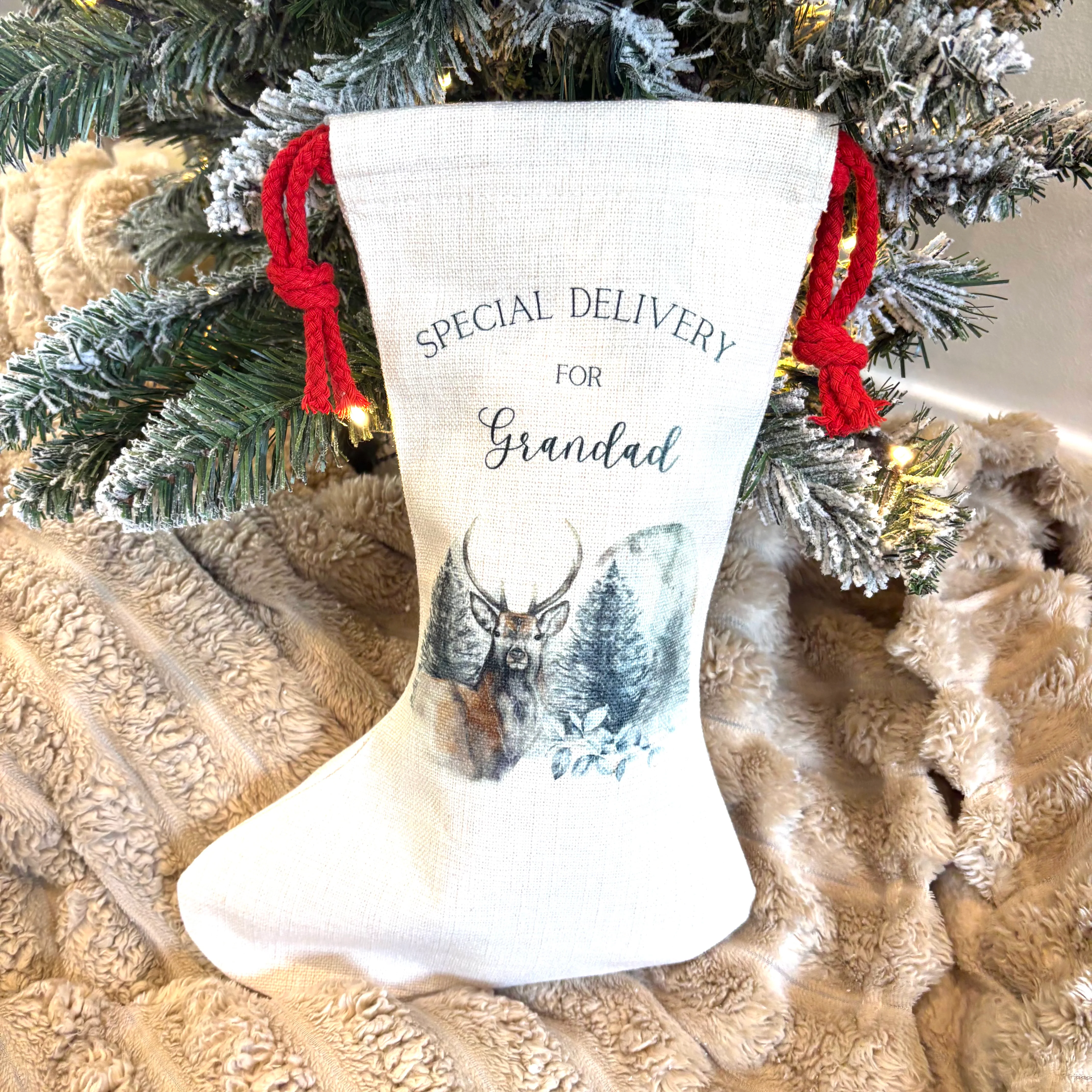 Stag / Moon Santa Sack - Image 3