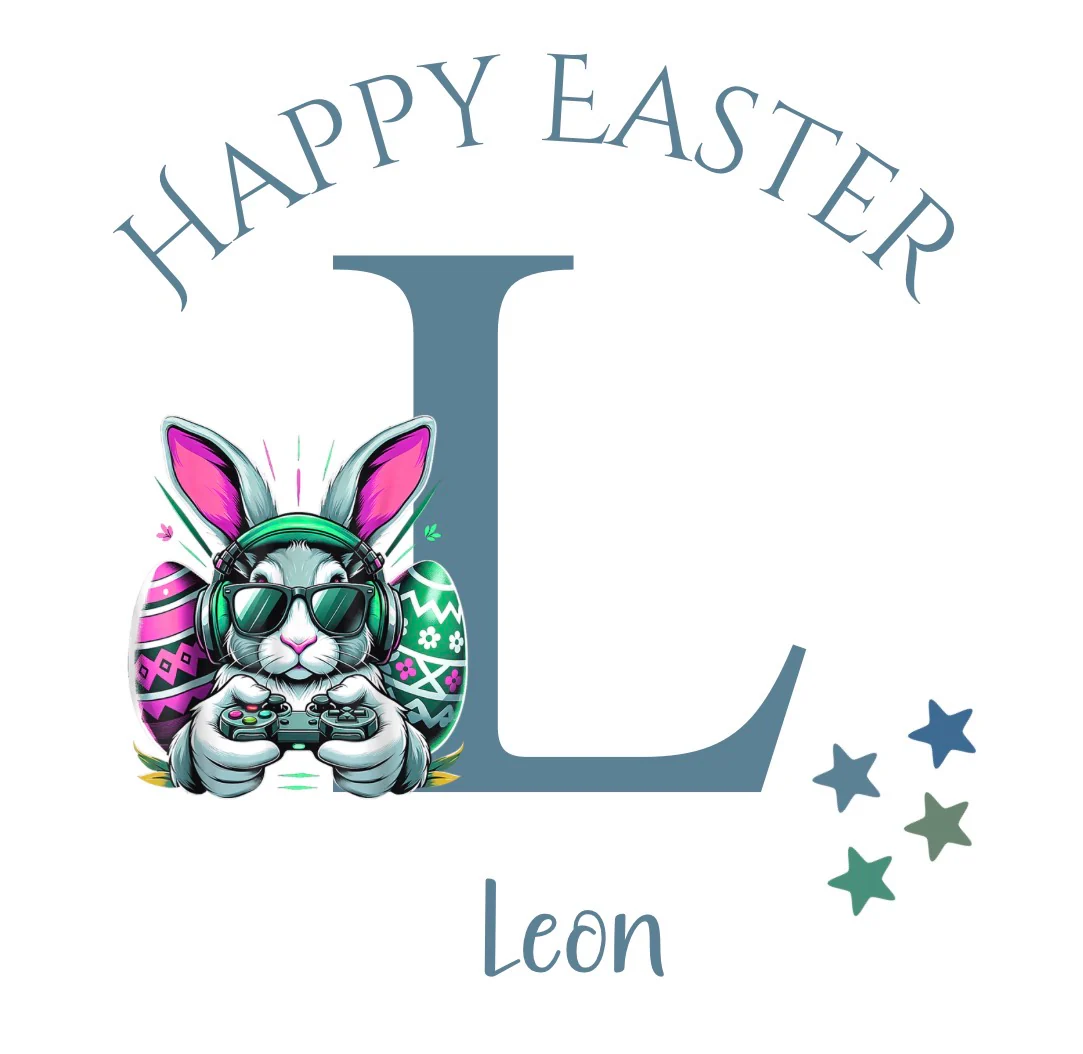 Tester Teddy and Tote Bag - Inital Gaming Bunny