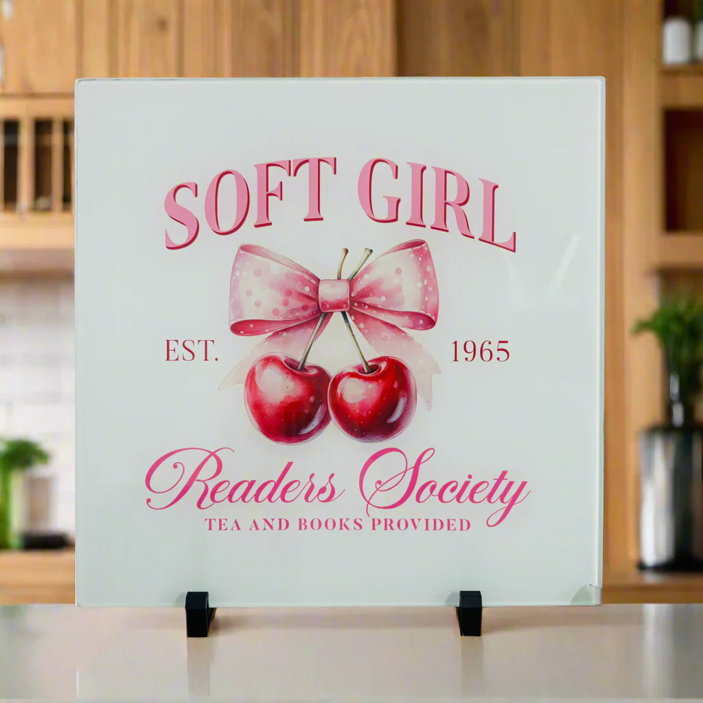 Soft Girl Cherry Vintage 30cm Chopping Board - Image 3