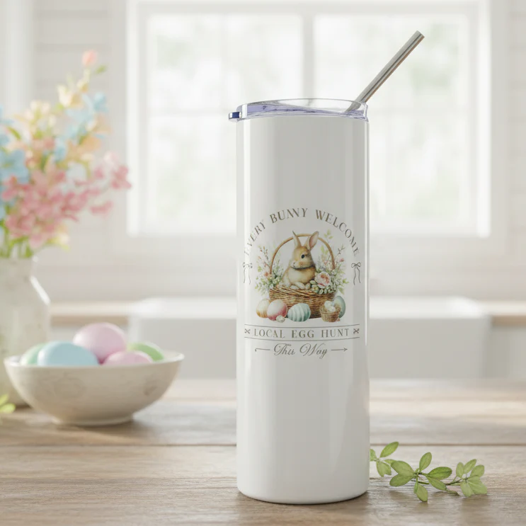 Bunny Vintage Spring Tumbler - Image 3