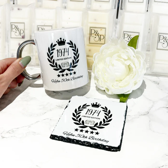 Year of Birth Mug and Coaster Set - Image 3