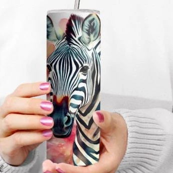 Zebra Floral Tumbler - Image 2